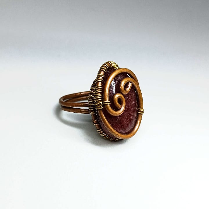 Bague quartz fraise – Image 3