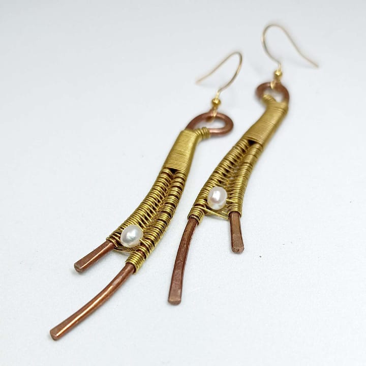 Boucles tressées avec perles – Image 2