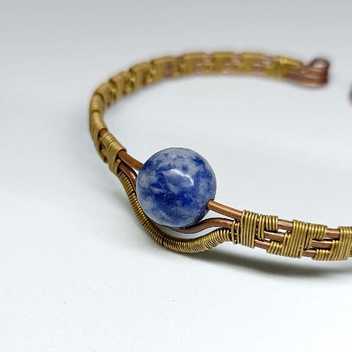 Bracelet tressé Sodalite – Image 3