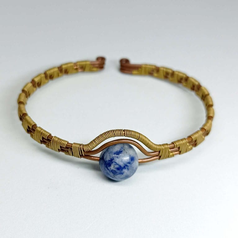 Bracelet tressé Sodalite – Image 2