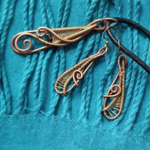 Parure simple Hématite